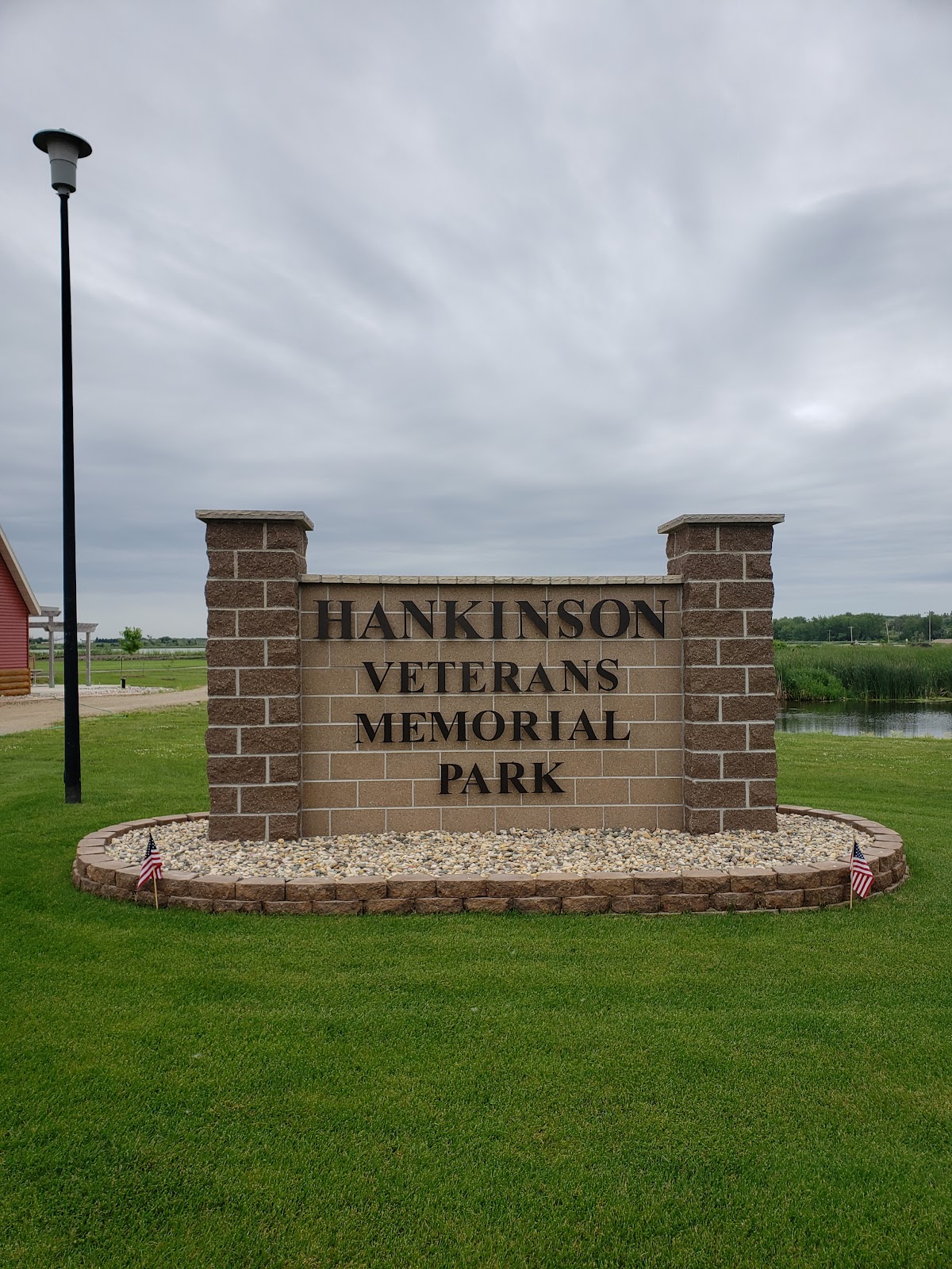 Veterans Memorial Park cemetery grounds and headstones