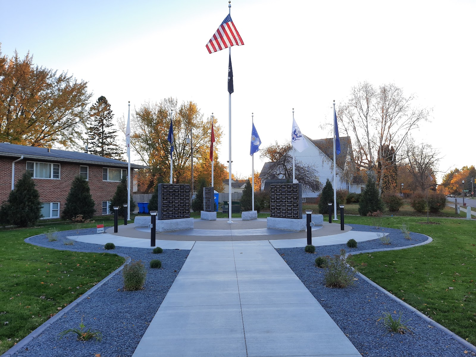 Veterans Memorial Park, INC cemetery grounds and headstones