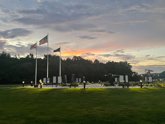 Veterans Memorial Park of Jackson County cemetery grounds and headstones