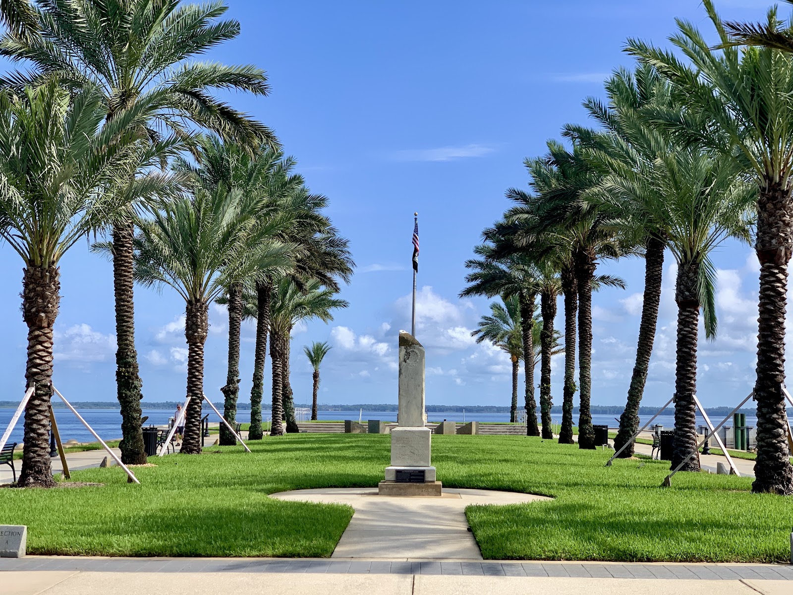 Veterans Memorial Park cemetery grounds and headstones