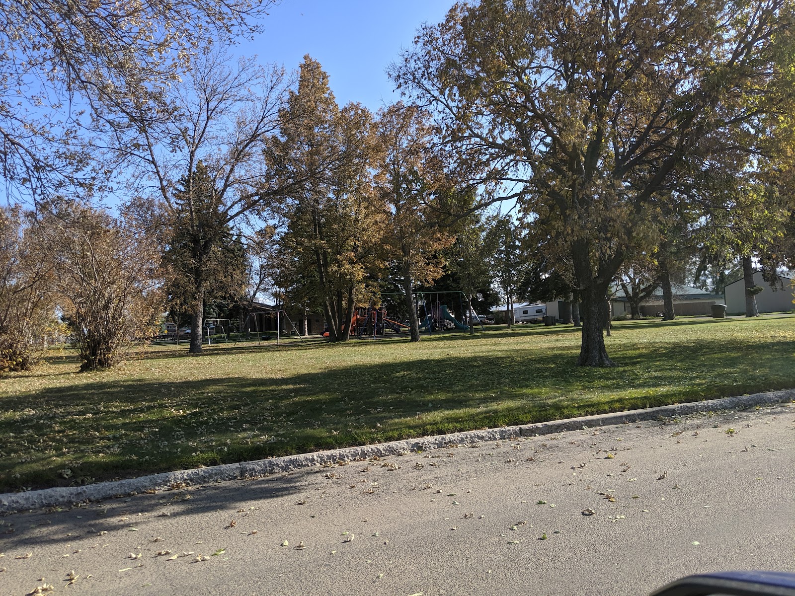 Veterans Memorial Park cemetery grounds and headstones