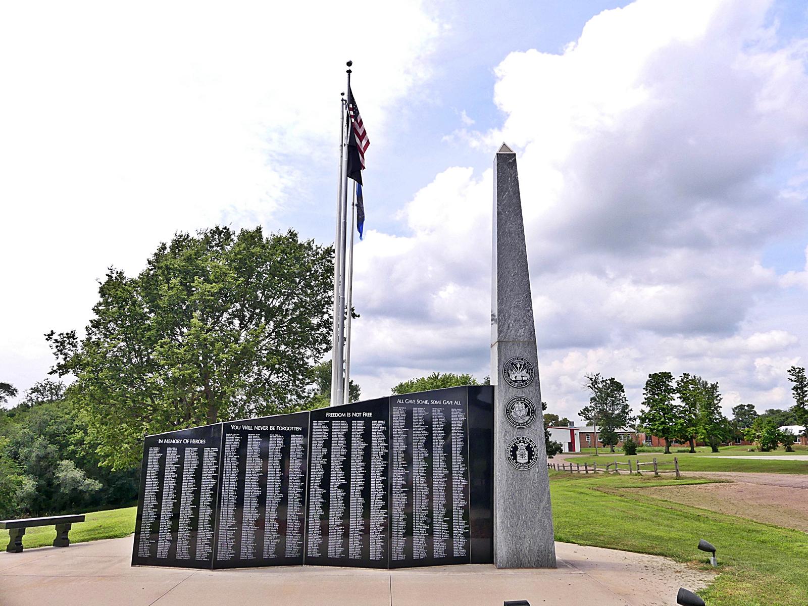 Veteran's Memorial Park cemetery grounds and headstones