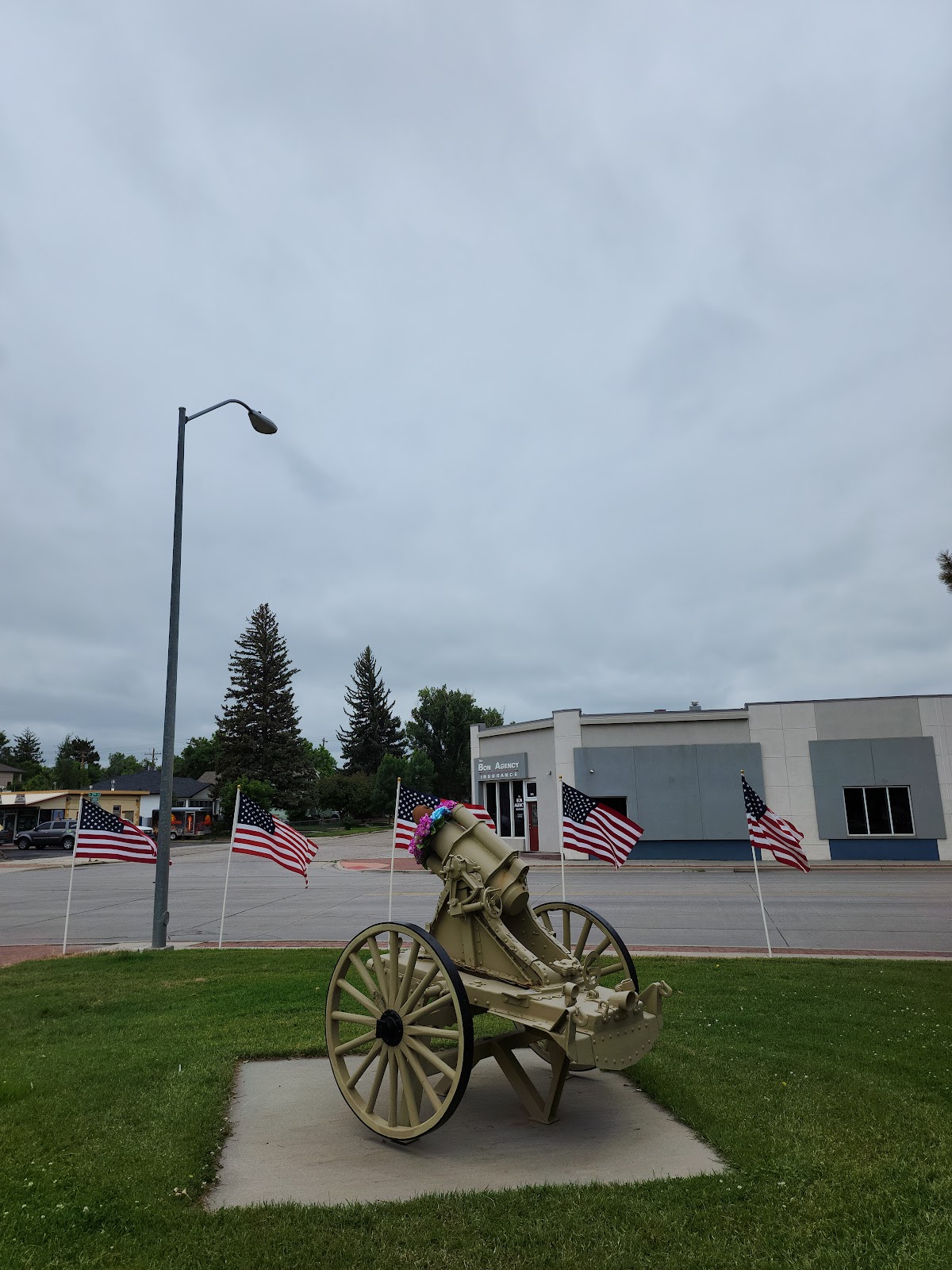 Veteran's Park cemetery grounds and headstones