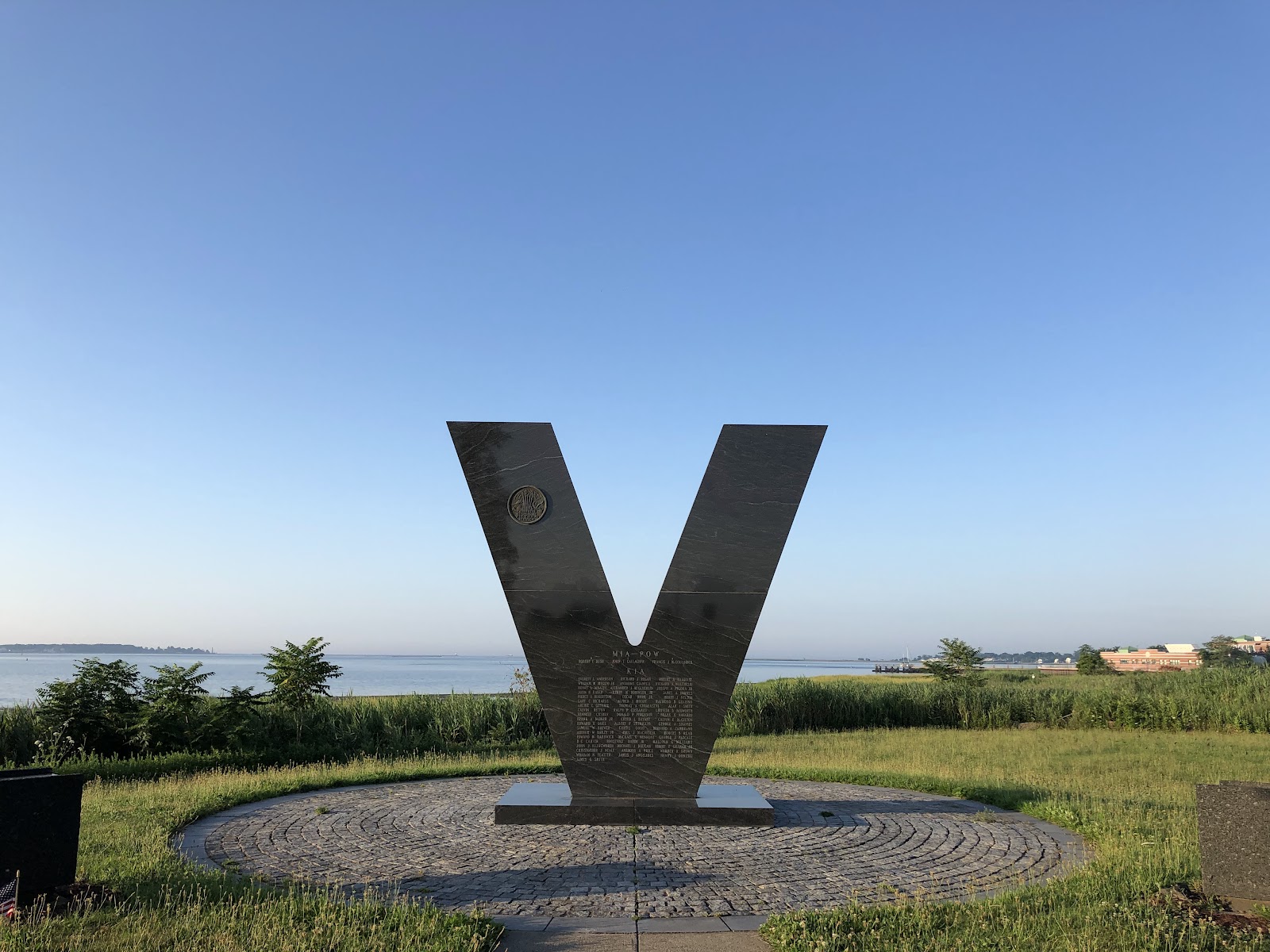 Vietnam Veterans Memorial Park cemetery grounds and headstones