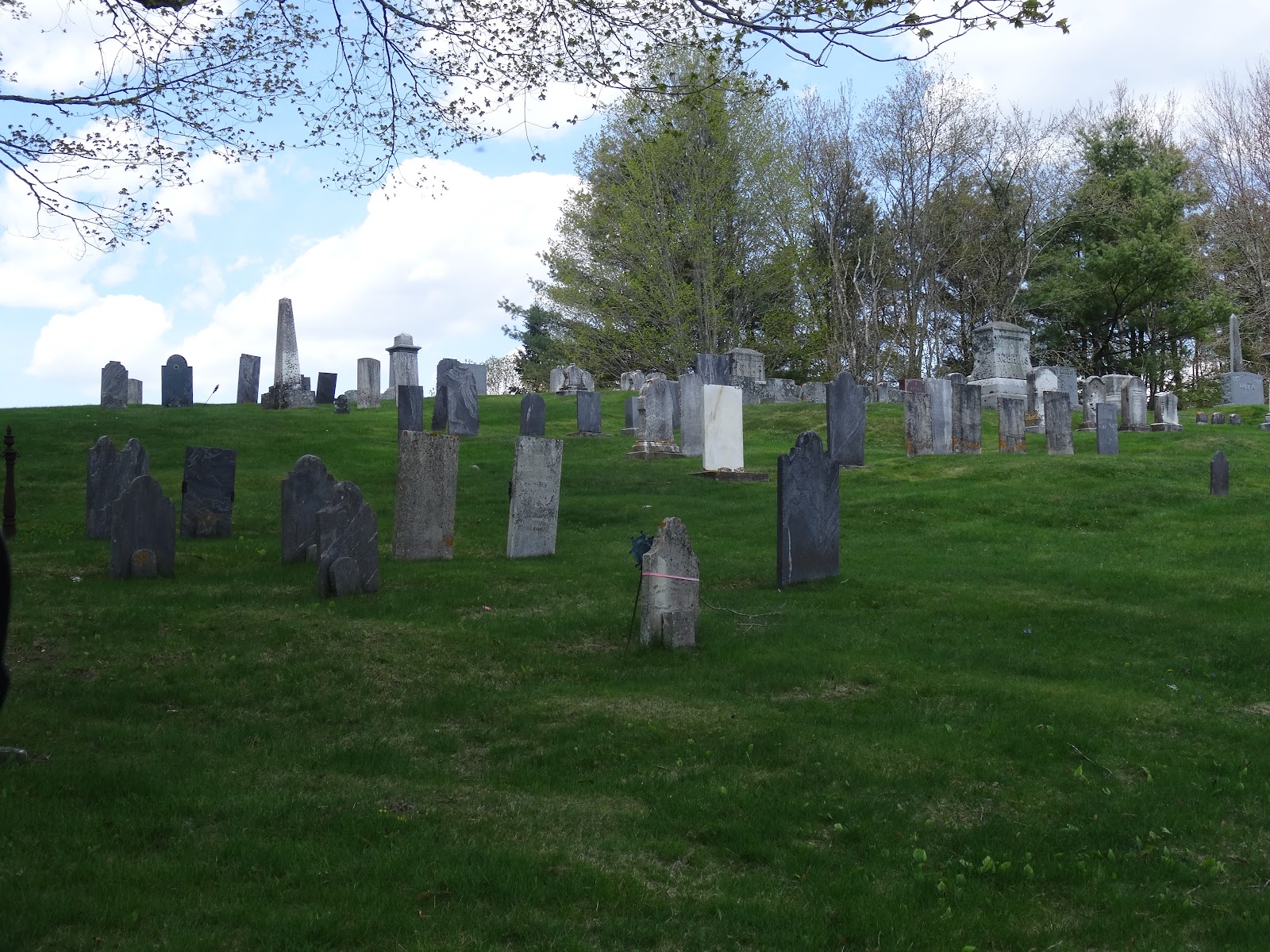 Village Cemetery cemetery grounds and headstones