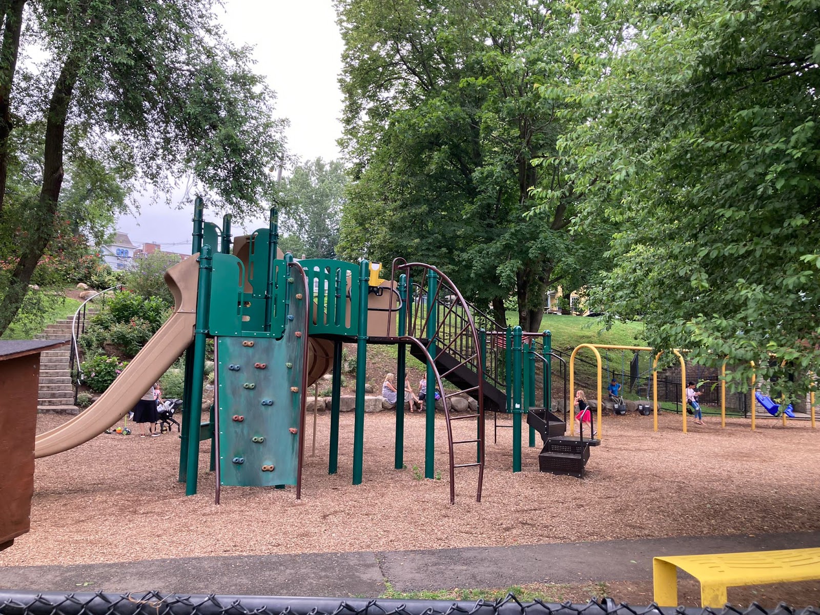 Village of Nyack Memorial Park cemetery grounds and headstones