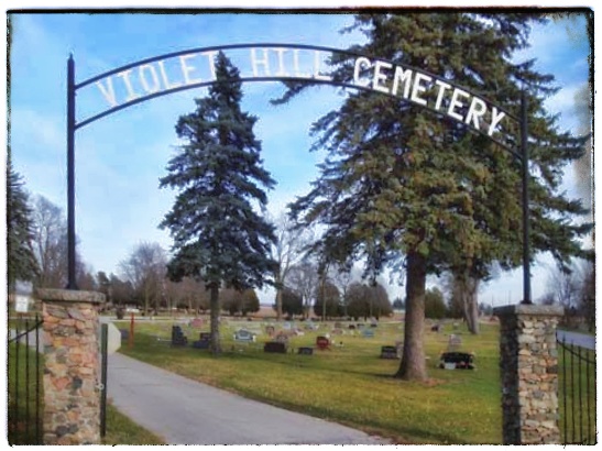 Violet Hill Cemetery grounds