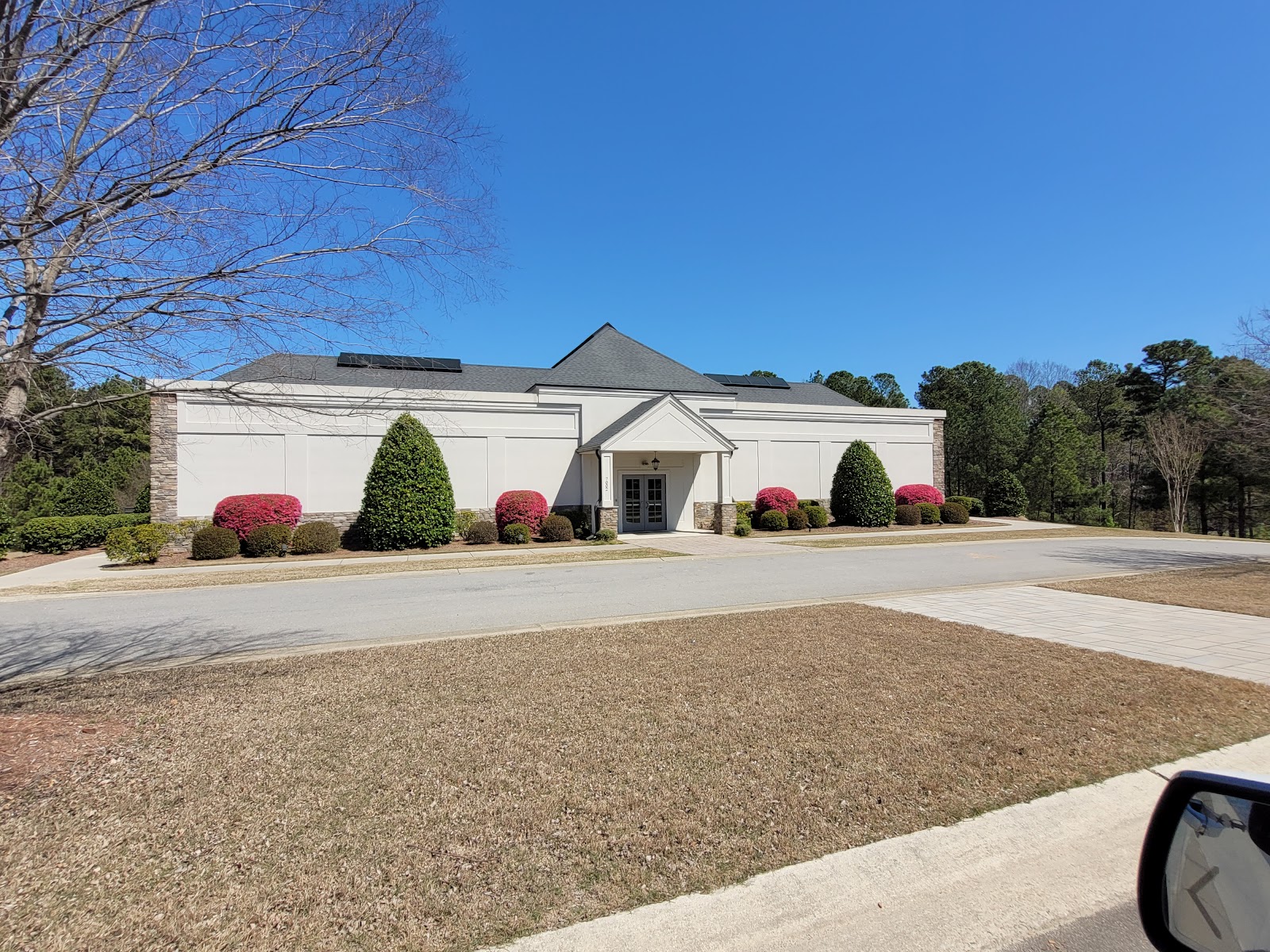 Wake Memorial Park cemetery grounds and headstones