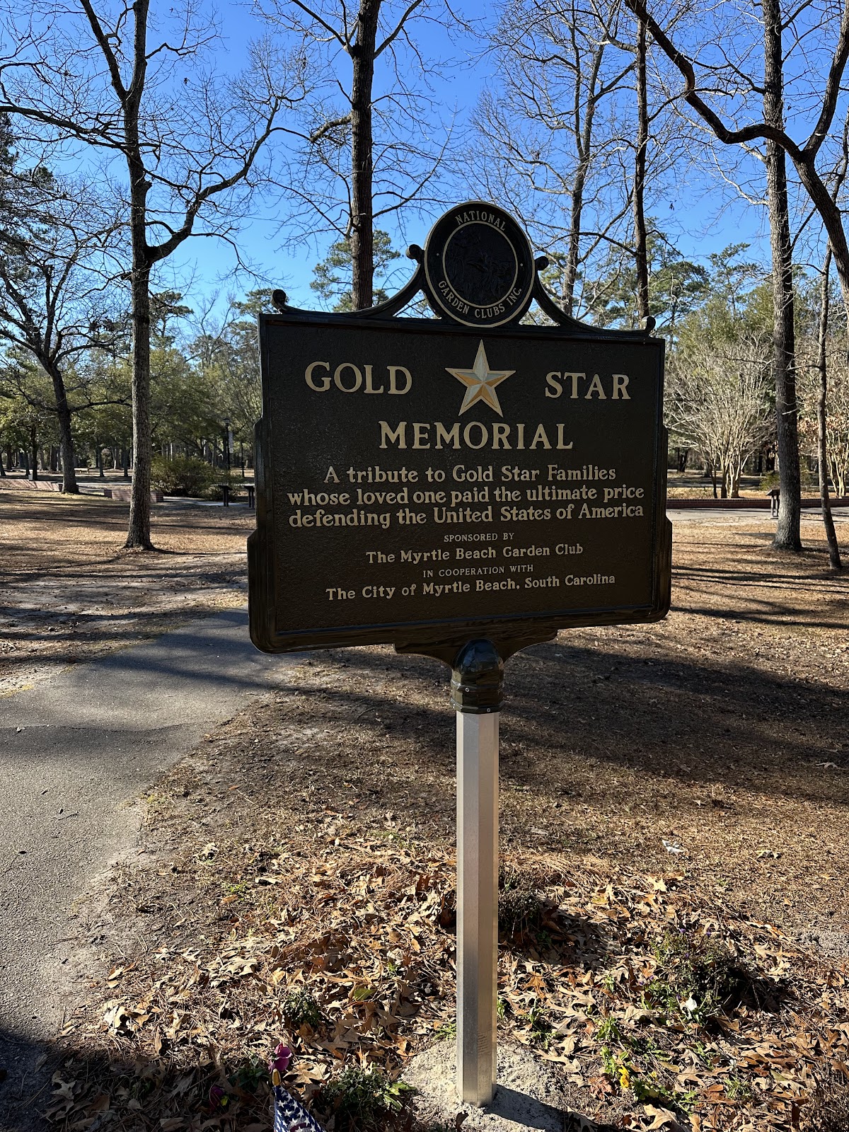 Warbird Park Service Memorials cemetery grounds and headstones