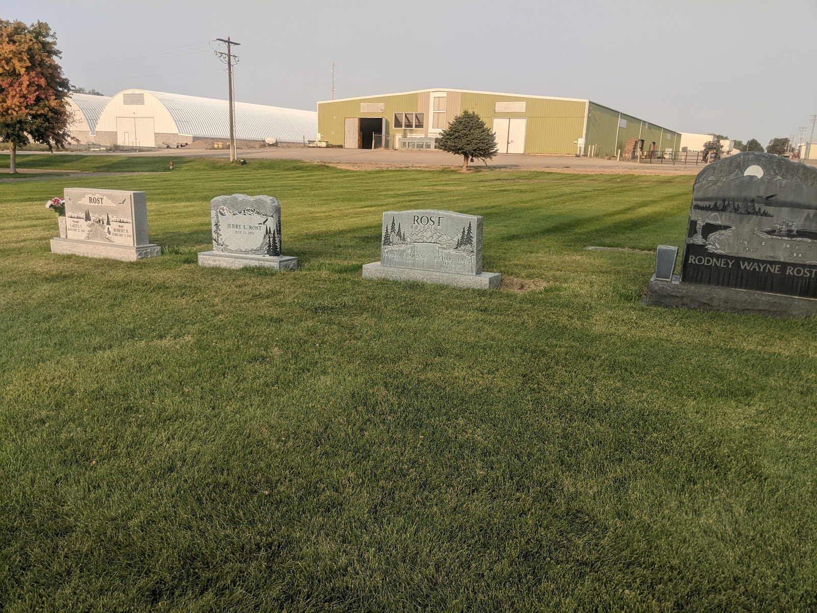 Wendell Cemetery cemetery grounds and headstones