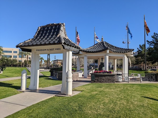 Wesley Bolin Memorial Plaza grounds