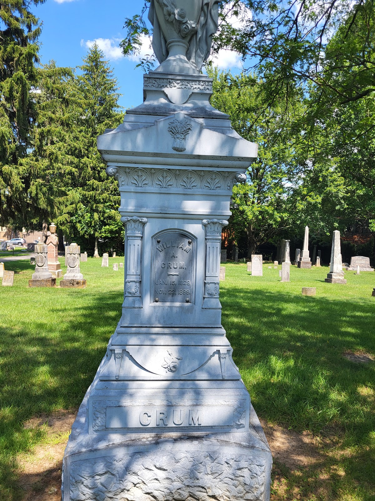Wesley Chapel Cemetery cemetery grounds and headstones