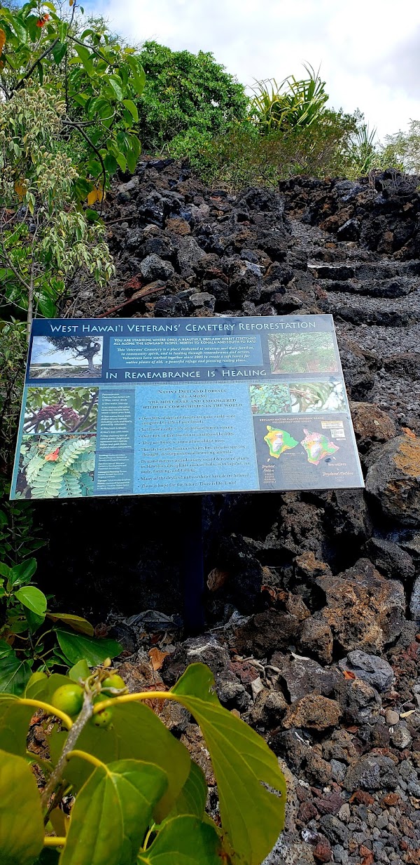 West Hawaii Veterans Cemetery grounds