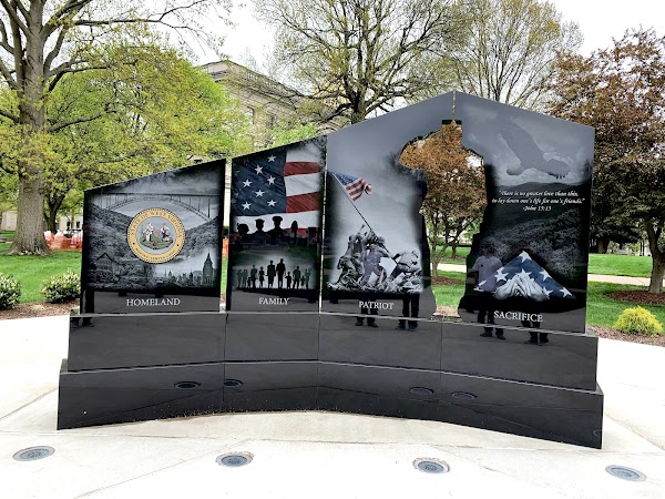 West Virginia's Veterans Memorial grounds