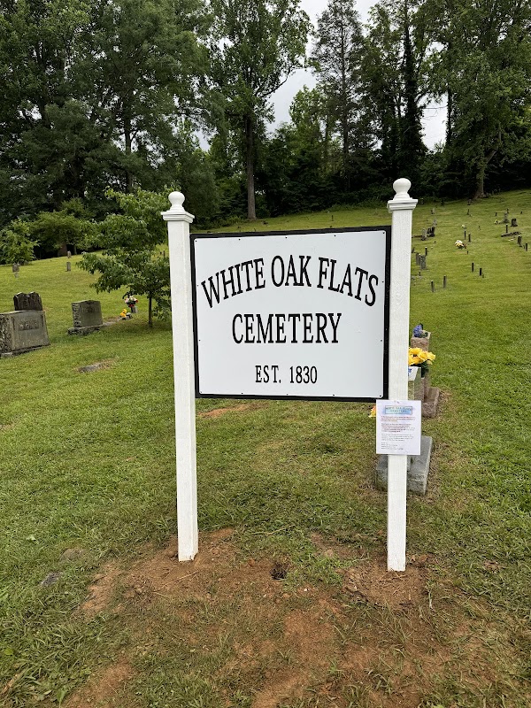 White Oak Flats Cemetery grounds