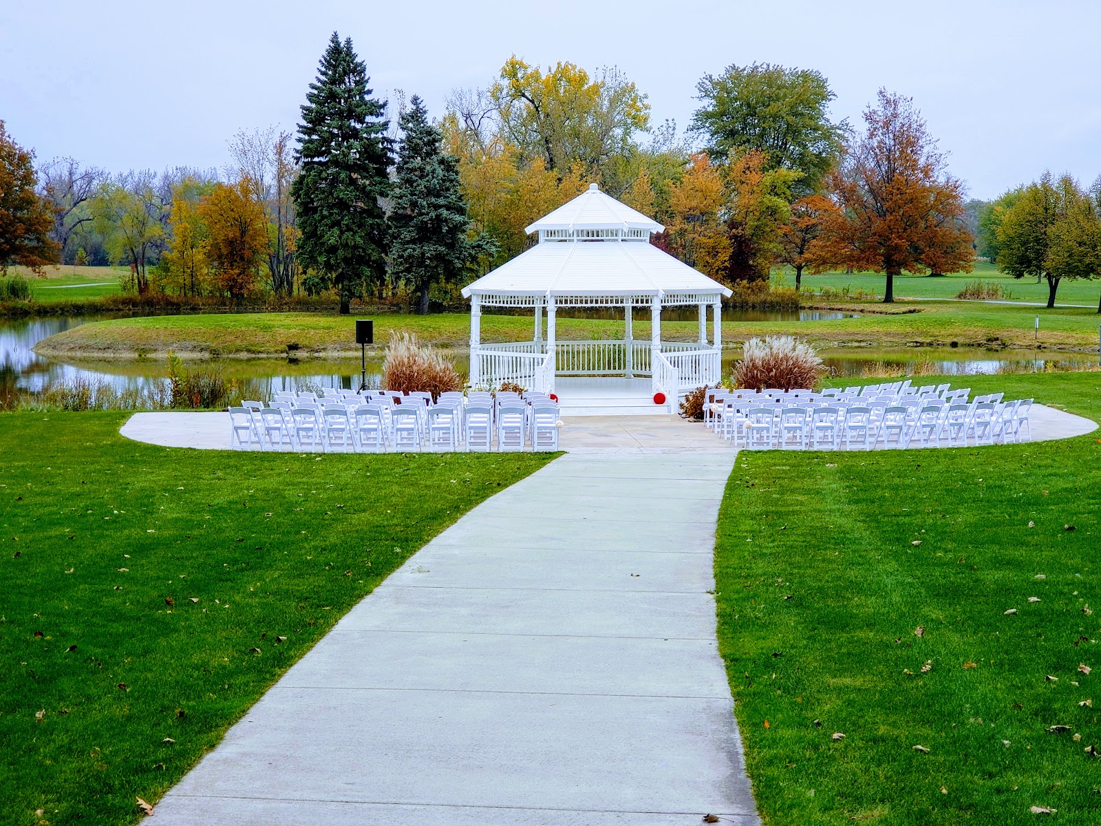 Wicker Memorial Park cemetery grounds and headstones