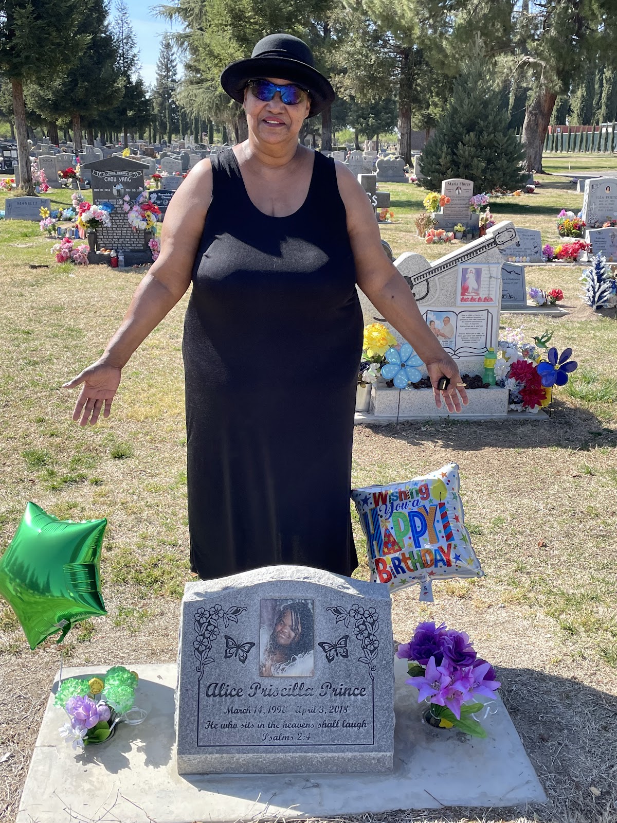 Winton Cemetery District cemetery grounds and headstones