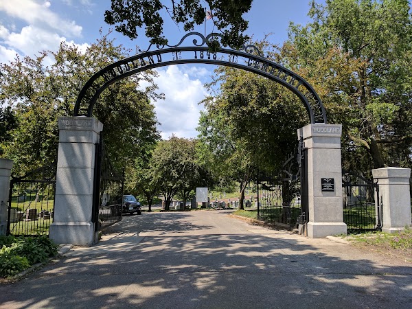 Woodland Cemetery grounds