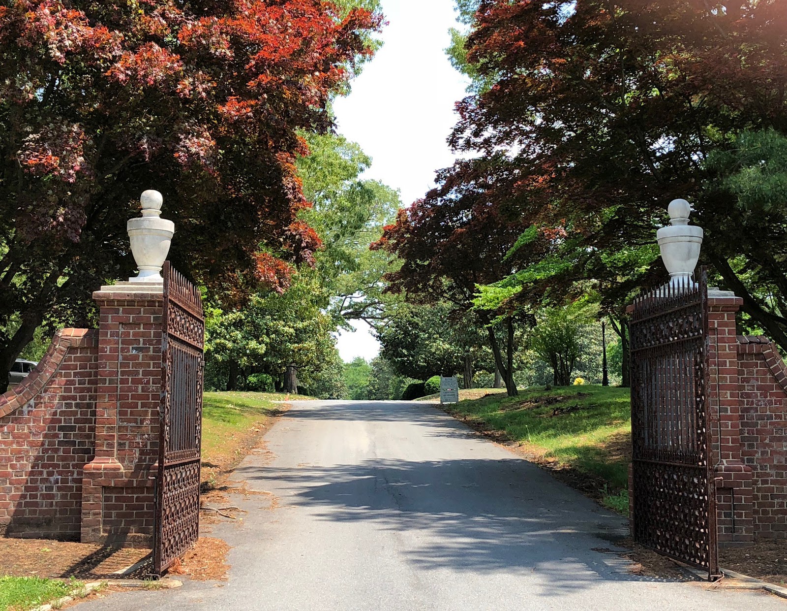 Woodlawn Memorial Park, LLC cemetery grounds and headstones