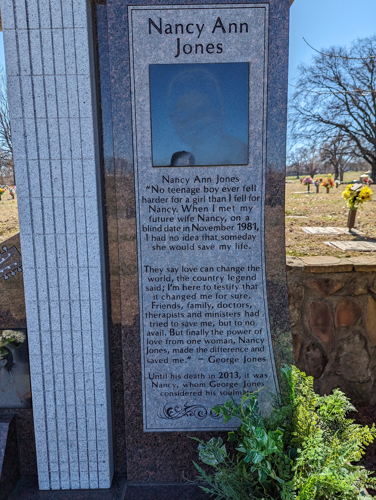 Woodlawn-Roesch-Patton Funeral Home & Woodlawn Memorial Park cemetery grounds and headstones