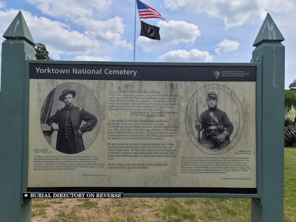 Yorktown National Cemetery grounds