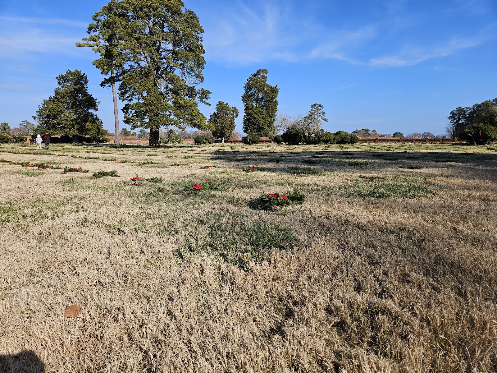 Yorktown National Cemetery headstone and grounds