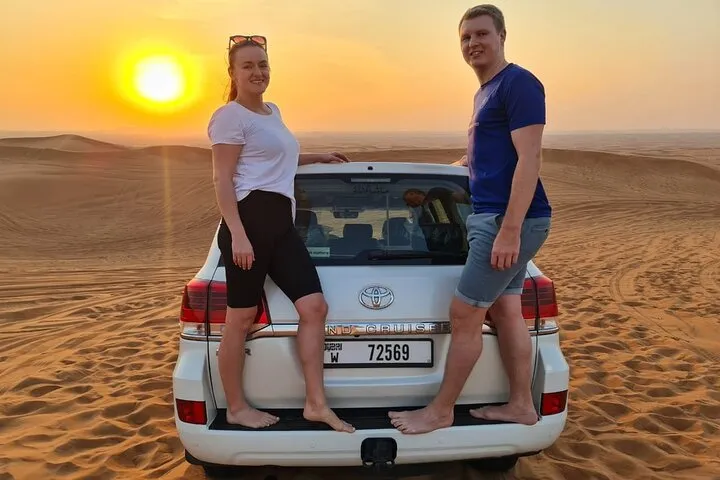 Dubai Desert Escape: Sunset, Camel Rides & BBQ Adventure - Image 1