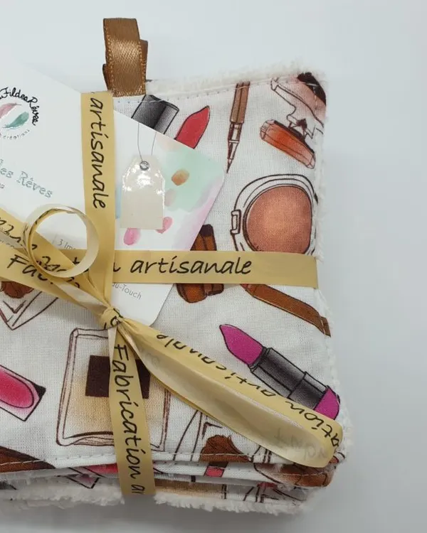 Lot de 8 lingettes lavables « Make Up »