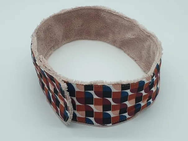 Bandeau soin du visage / bandeau maquillage « Géométrie »