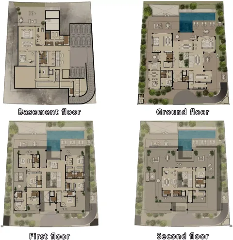 Floor plan, 8 Beds, 22,683 sq ft