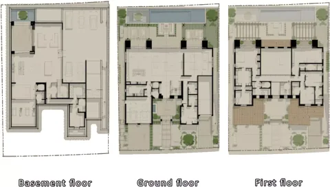 Floor plan, 5 Beds, 8,966 sq ft