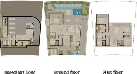 Floor plan, 5 Beds, 28,887 sq ft