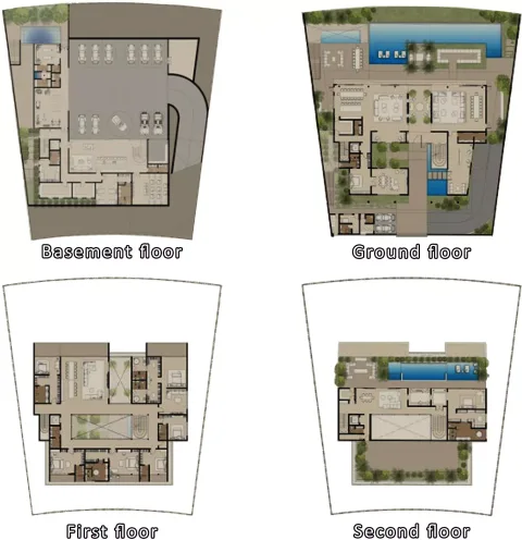 Floor plan, 8 Beds, 22,683 sq ft