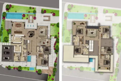 Floor plan, 6 Beds, 14,143 sq ft