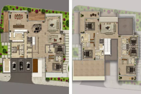 Floor plan, 7 Beds, 13,670 sq ft