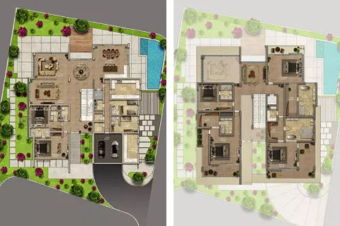 Floor plan, 7 Beds, 14,143 sq ft