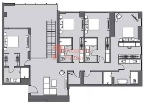 Floor plan, 4 Beds, 6,448 sq ft