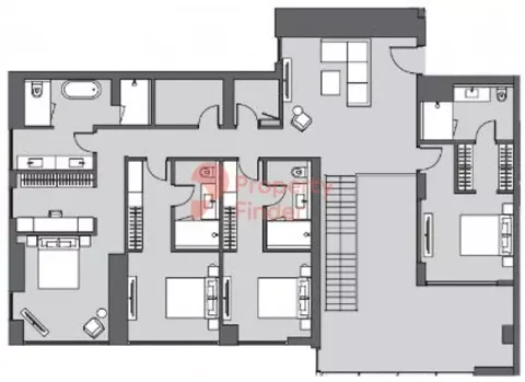 Floor plan, 4 Beds, 6,455 sq ft