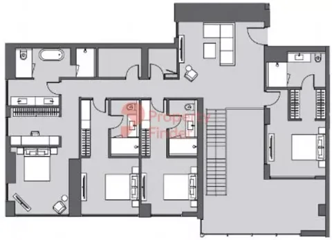 Floor plan, 4 Beds, 6,455 sq ft