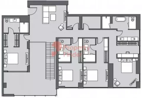 Floor plan, 4 Beds, 6,448 sq ft