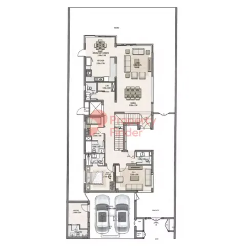 Floor plan, 4 Beds, 4,300 sq ft