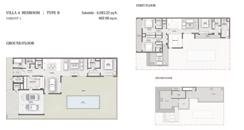 Floor plan, 4 Beds, 4,983 sq ft