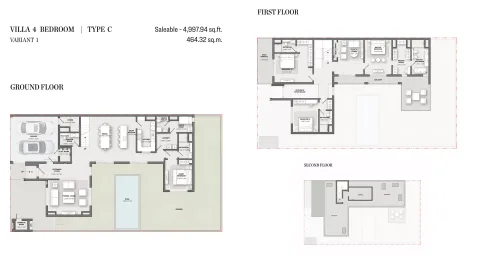 Floor plan, 4 Beds, 4,997 sq ft