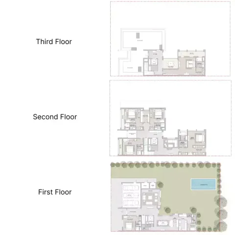 Floor plan, 6 Beds, 7,193 sq ft
