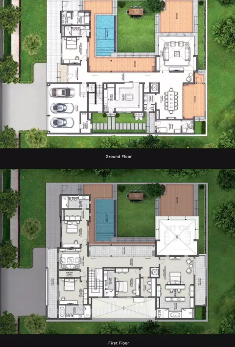 Floor plan, 5 Beds, 8,805 sq ft