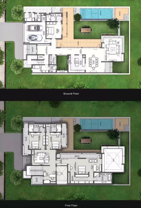 Floor plan, 4 Beds, 6,485 sq ft