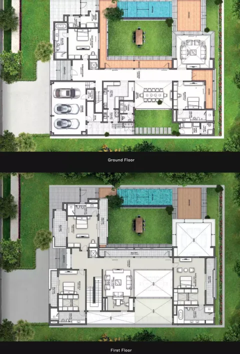 Floor plan, 5 Beds, 8,878 sq ft