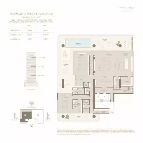 Floor plan, 5 Beds, 18,772 sq ft