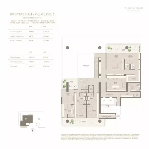Floor plan, 5 Beds, 13,065 sq ft