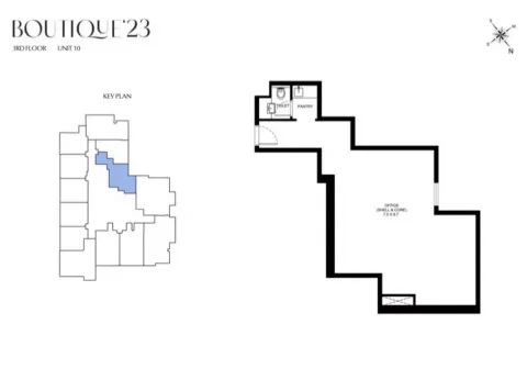 Floor plan, 3 Beds, 0 sq ft
